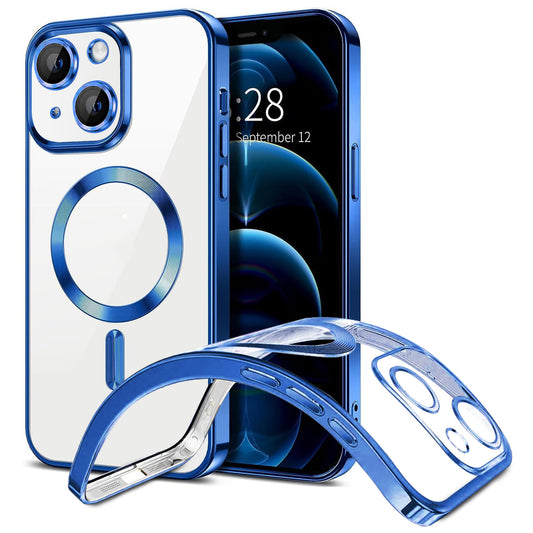 For iPhone 15 Plus Case with Magnetic Charging Soft Cover SFL113