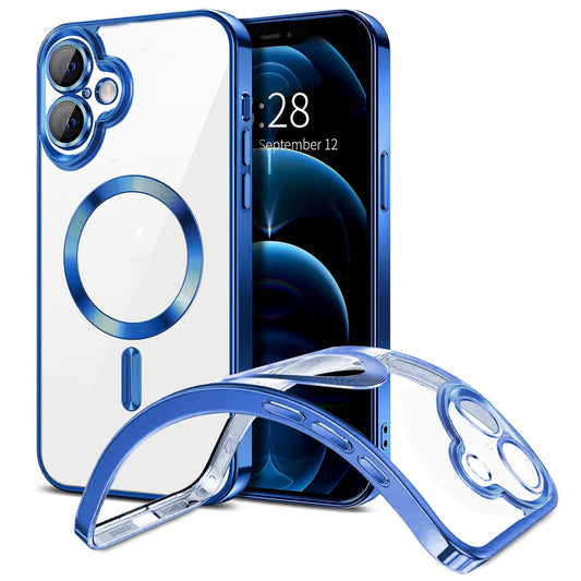 For iPhone 16 Plus Case with Magnetic Charging Soft Cover SFL113
