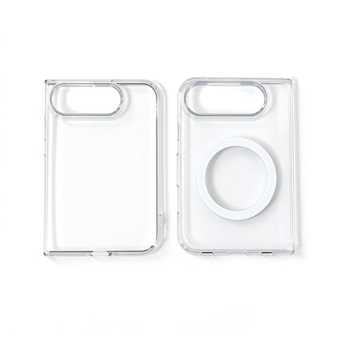 For iPhone Duo Foldable Clear Case with Magsafe Charging Soft Cover SFL113