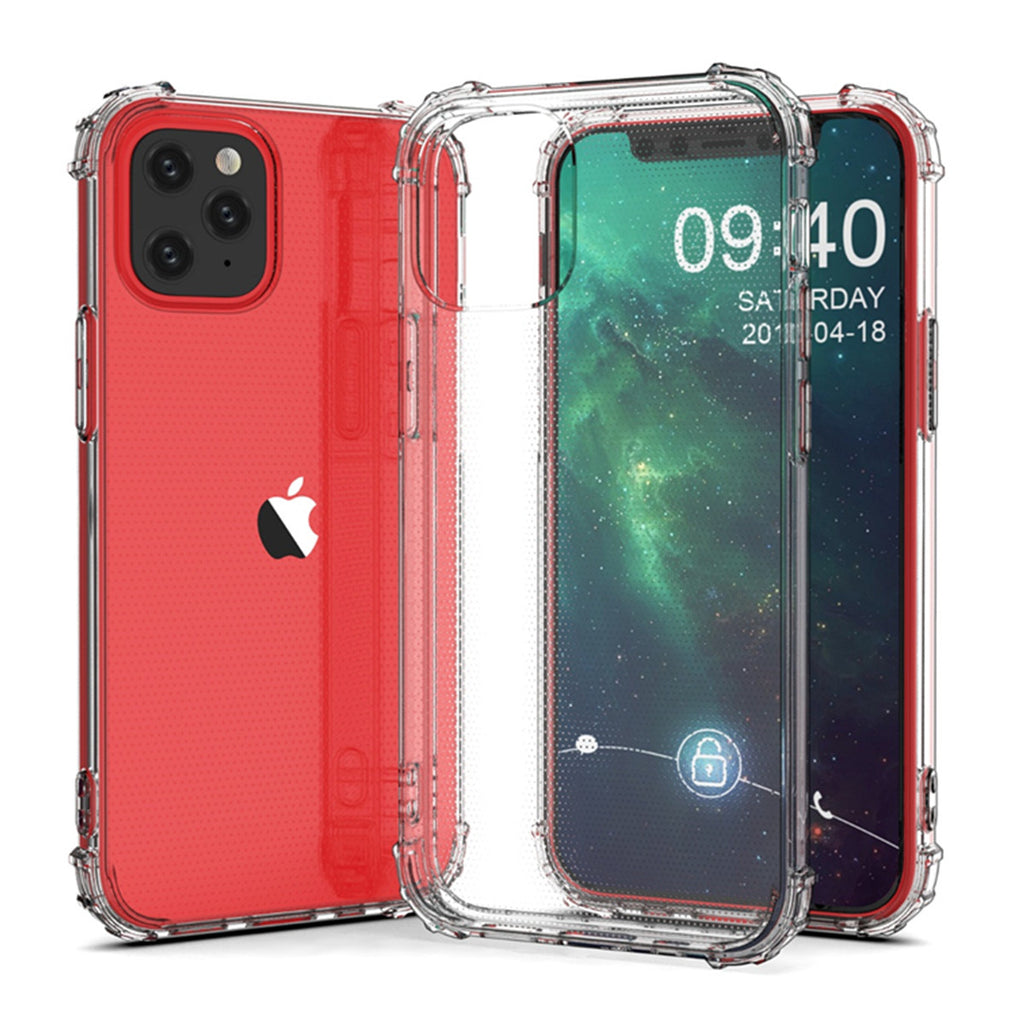 For iPhone 11 Pro Max Case with Air Cushion Clear Transparent Soft