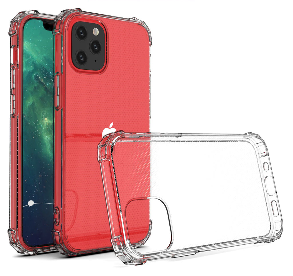 For iPhone 15 Pro Max Case with Air Cushion Clear Transparent Soft