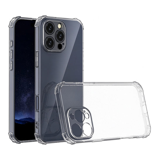 For iPhone 16 Pro Case with Air Cushion Clear Transparent Soft Cover SFL74