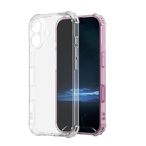 For Apple iPhone 17 Case Corner Shockproof Clear Transparent Soft Cover 6.3-inch SFL74