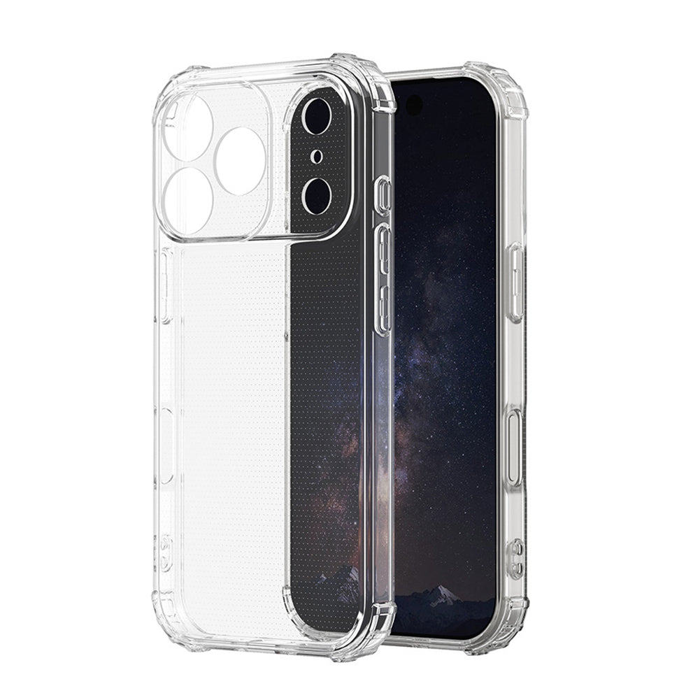 For Apple iPhone 17 Pro Case Shockproof Clear Transparent Slim Soft Cover 6.3-in SFL74