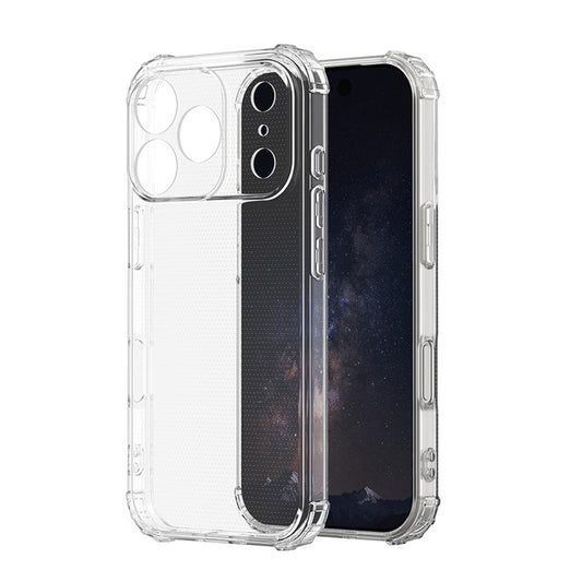 For Apple iPhone 17 Pro Case Shockproof Clear Transparent Slim Soft Cover 6.3-in SFL74