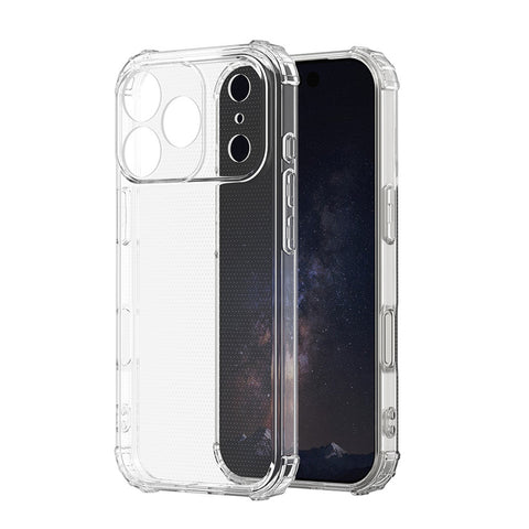 For Apple iPhone 17 Pro Case Shockproof Clear Transparent Slim Soft Cover 6.3-in SFL74