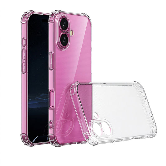 For Apple iPhone 18 Case Corner Shockproof Clear Transparent Soft Cover SFL74