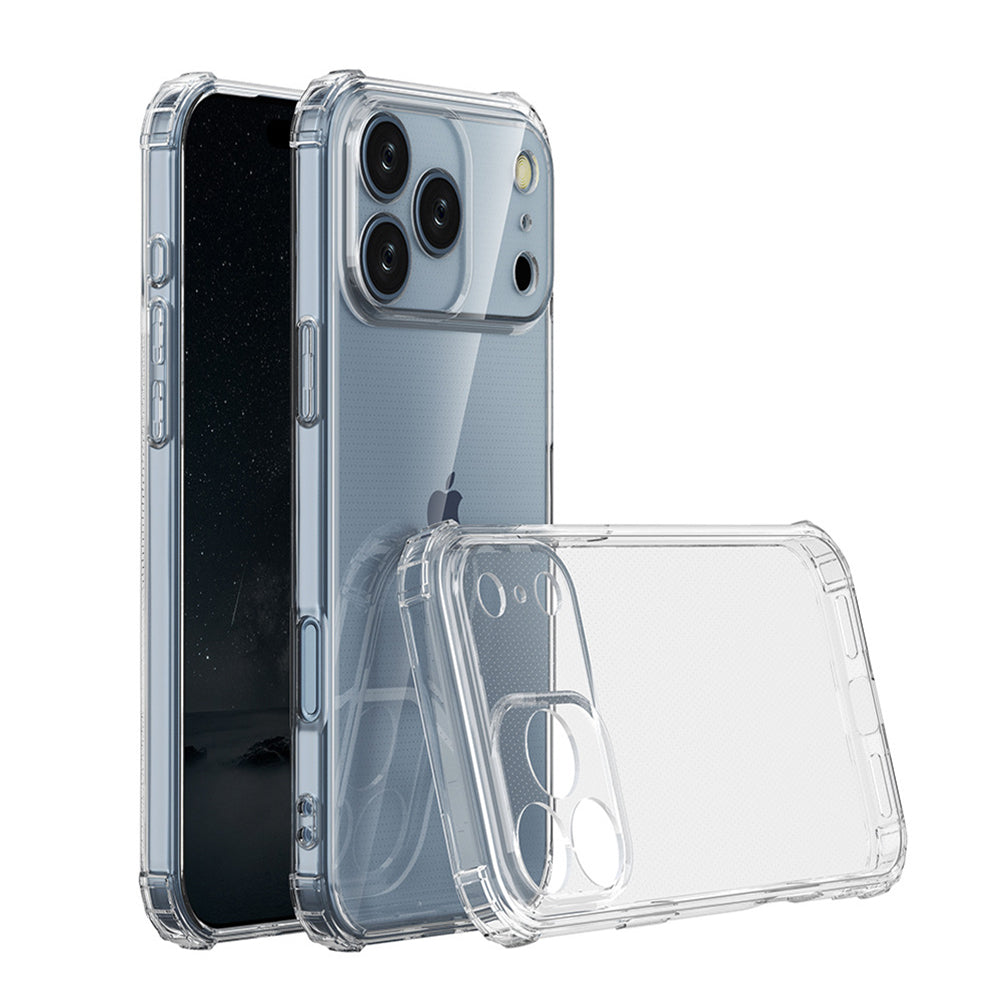 For iPhone 18 Pro Case Shockproof Clear Transparent Slim Soft Cover SFL74