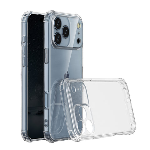 For iPhone 18 Pro Case Shockproof Clear Transparent Slim Soft Cover SFL74