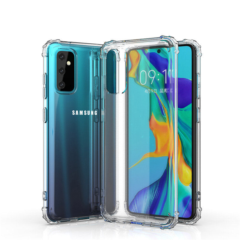 For Galaxy S24 Plus Case with Air Cushion Clear Transparent Soft Cover SFL74