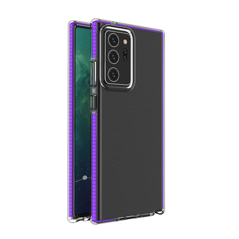 For Galaxy Note 20 Case with Seperate Color Bumper Transparent Soft Cover SFL79