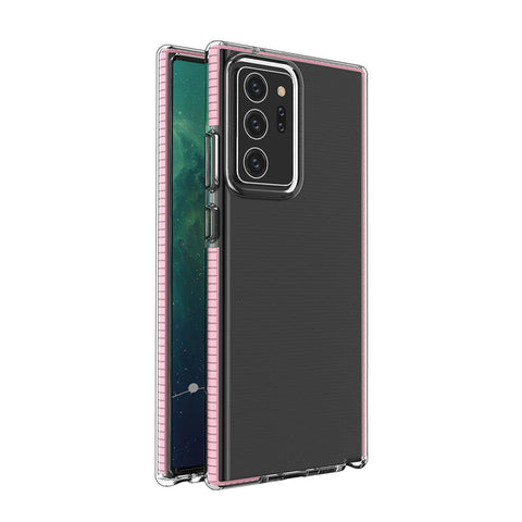 For Galaxy Note 20 Case with Seperate Color Bumper Transparent Soft Cover SFL79