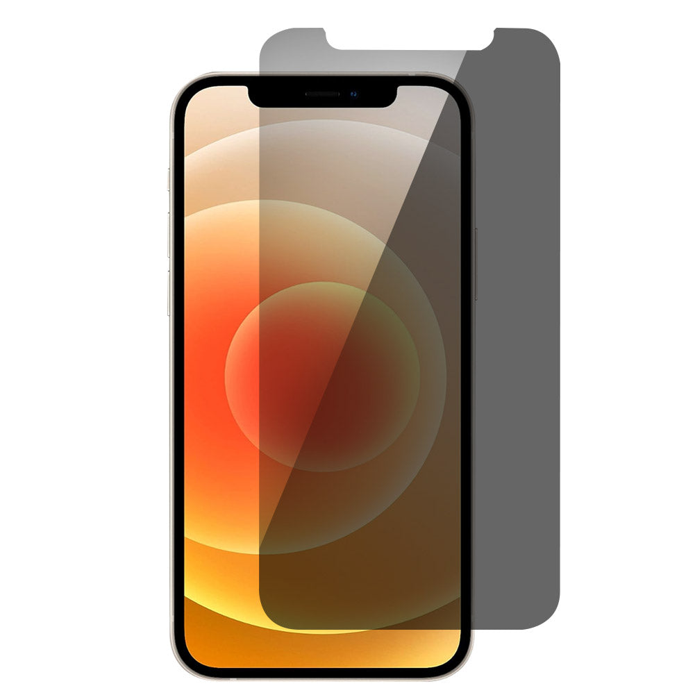 For iPhone 12 Pro Max (6.7 inch) Anti-Spy Privacy Tempered Glass Screen Protector 2.5D Black