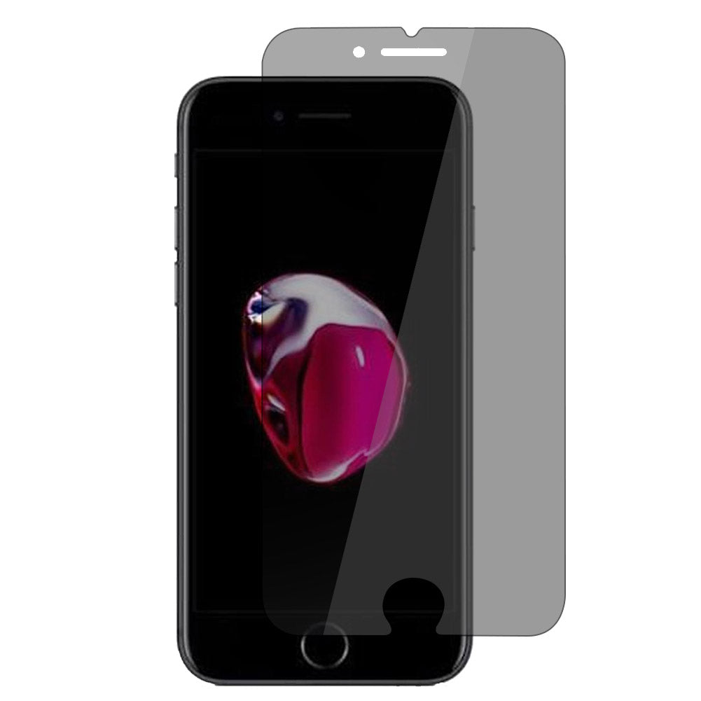For iPhone 7 (4.7 inch) Anti-Spy Privacy Tempered Glass Screen Protector 2.5D Black