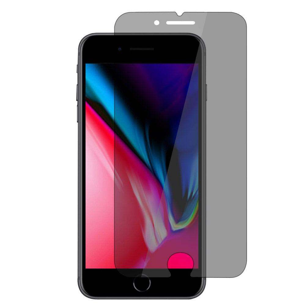For iPhone 7 Plus (5.5 inch) Anti-Spy Privacy Tempered Glass Screen Protector 2.5D Black