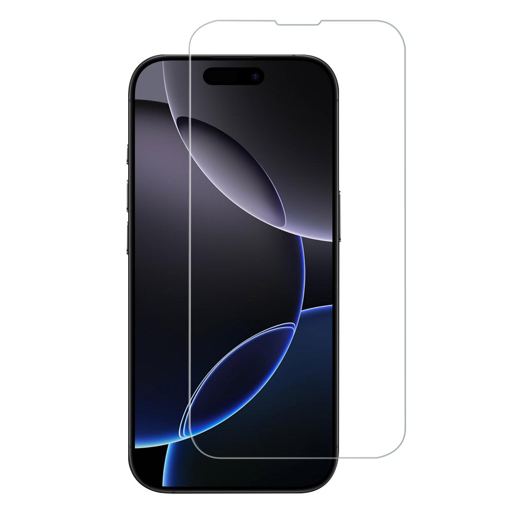 For iPhone 16 6.1 inch Clear 2.5D Tempered Glass Screen Protector