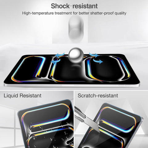 For Apple iPad Pro 13 inch M4 2024 Tempered Glass Screen Protector