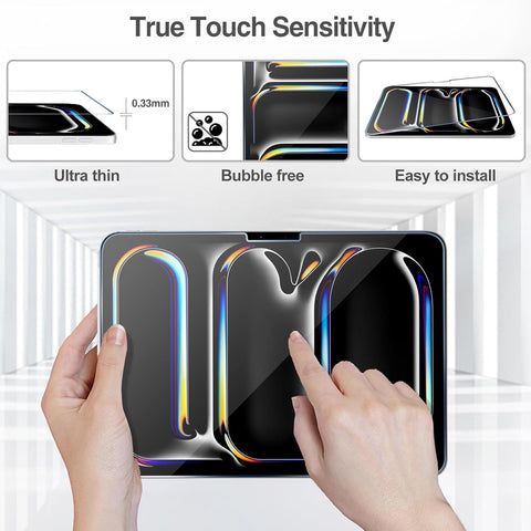 For Apple iPad Pro 13 inch M4 2024 Tempered Glass Screen Protector