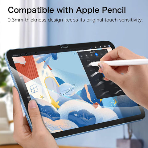 For Apple iPad 10th 10.9 inch Tempered Glass Screen Protector