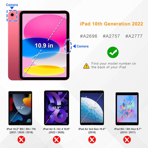 For Apple iPad 10th 10.9 inch Tempered Glass Screen Protector