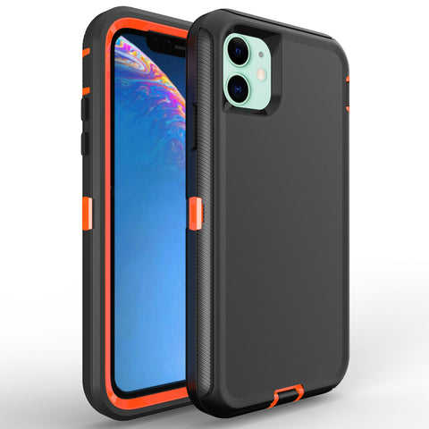 For iPhone 11 Case Heavy Duty Defender Cover with Belt Clip TRL32