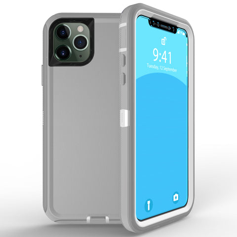 For iPhone 15 Pro Max Case Heavy Duty Defender Cover with Belt Clip TRL32