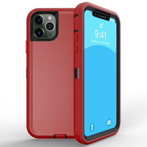 For iPhone 12 Pro Case Heavy Duty Defender Cover with Belt Clip TRL32