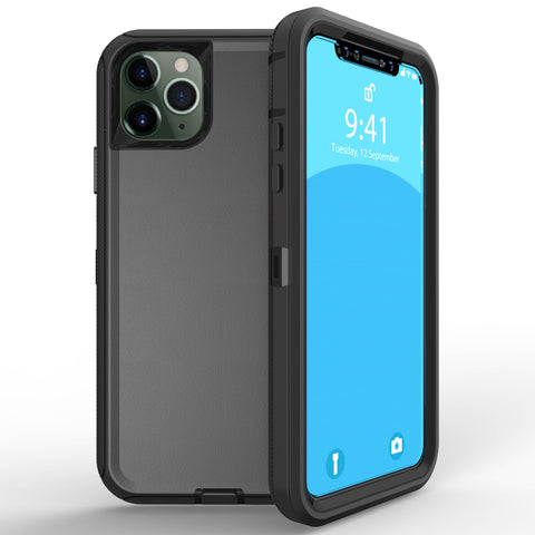 For iPhone 15 Pro Max Case Heavy Duty Defender Cover with Belt Clip TRL32