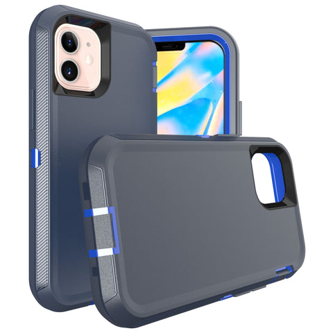 For iPhone 12 Mini Case Heavy Duty Defender Cover with Belt Clip TRL32