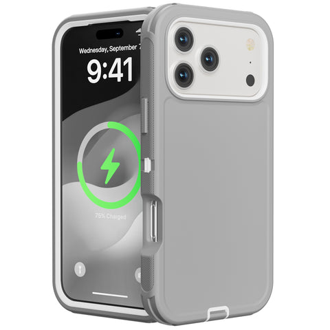 For Apple iPhone 17 Pro Case Heavy Duty Shockproof Cover with Belt Clip 6.3-inch TRL32