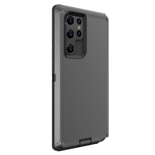 For Galaxy S22 Ultra Case Heavy Duty Defender Cover with Belt Clip TRL32
