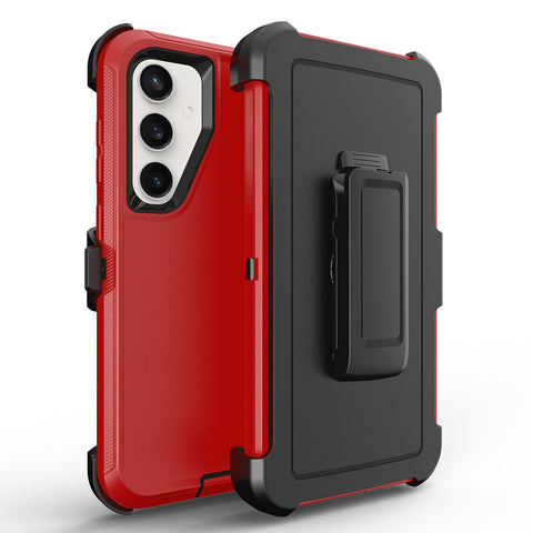 For Galaxy S25 Case Heavy Duty Defender Cover with Belt Clip TRL32