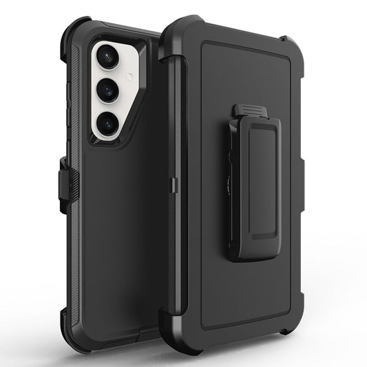 For Galaxy S25 Plus Case Heavy Duty Defender Cover with Belt Clip TRL32