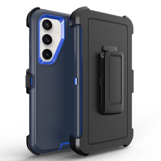 For Galaxy S25 Plus Case Heavy Duty Defender Cover with Belt Clip TRL32