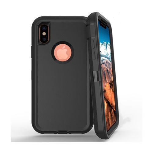 For iPhone Xs Max Case Heavy Duty Defender Cover with Belt Clip TRL32