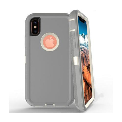 For iPhone X Xs Case Heavy Duty Defender Cover with Belt Clip TRL32