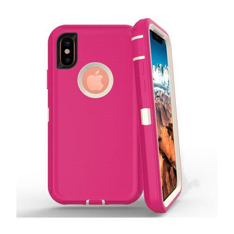 For iPhone X Xs Case Heavy Duty Defender Cover with Belt Clip TRL32