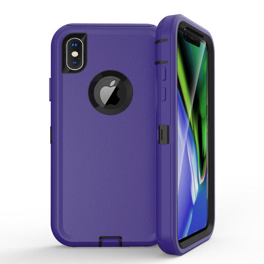 For iPhone Xs Max Case Heavy Duty Defender Cover with Belt Clip TRL32