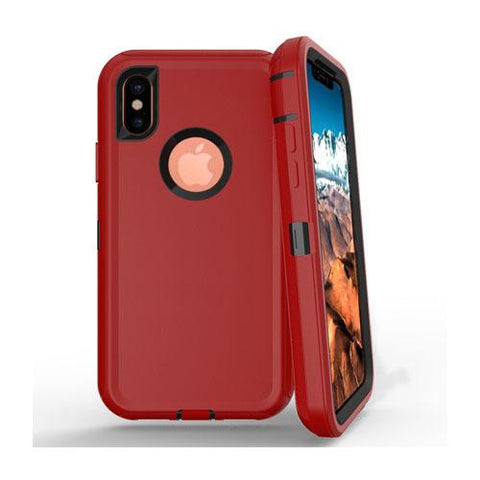 For iPhone X Xs Case Heavy Duty Defender Cover with Belt Clip TRL32