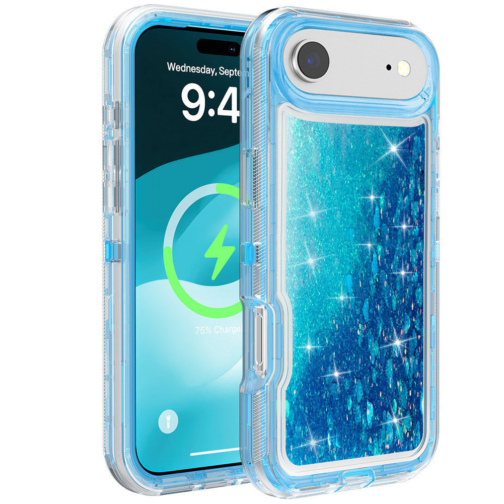 For Apple iPhone 17 Air Case Heavy Duty Shockproof Liquid Quicksand Cover 6.6-in TRL56