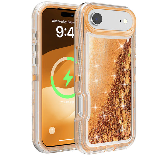 For Apple iPhone 17 Air Case Heavy Duty Shockproof Liquid Quicksand Cover 6.6-in TRL56
