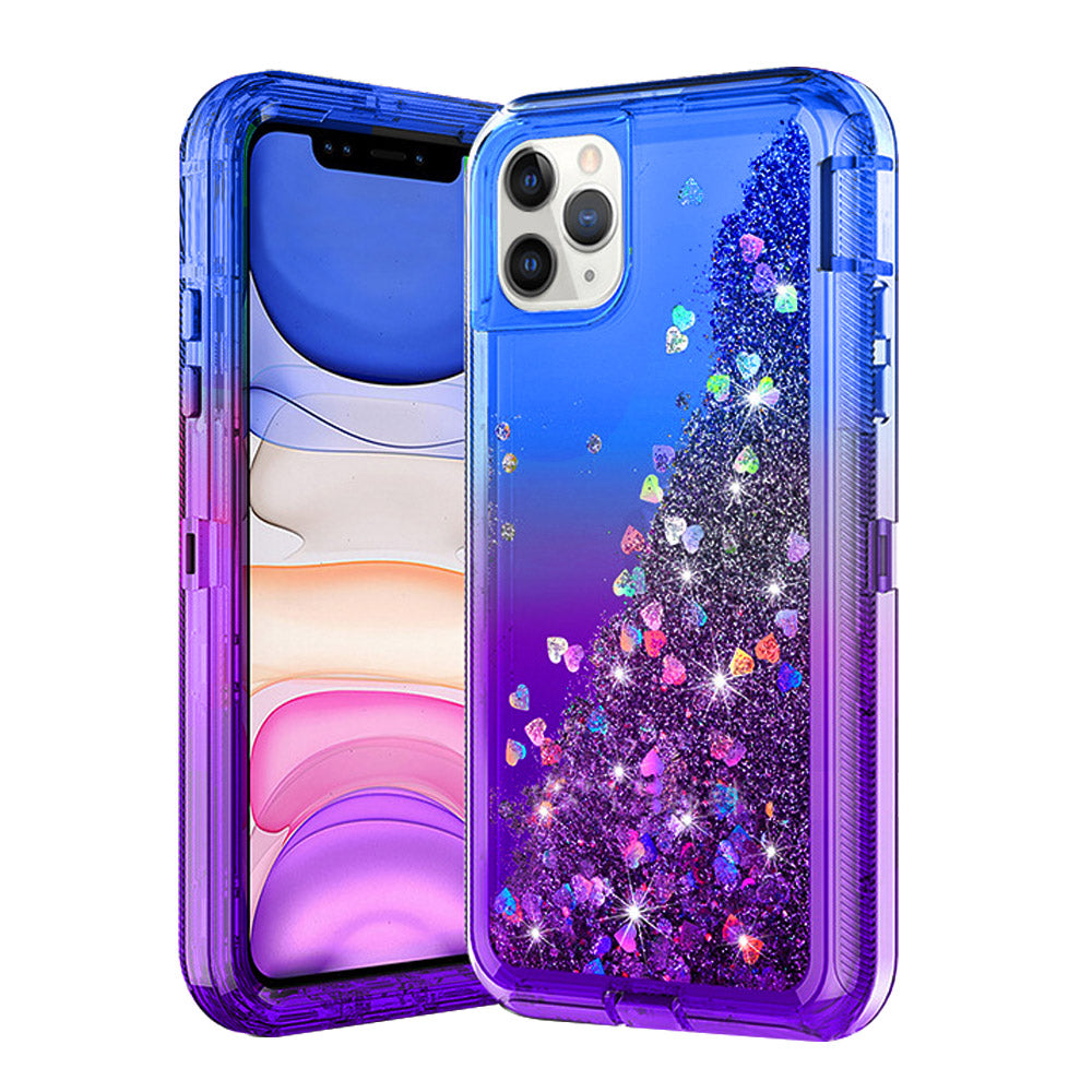 For iPhone 15 Pro Max Case Heavy Duty Defender Glitter Cover TRL85