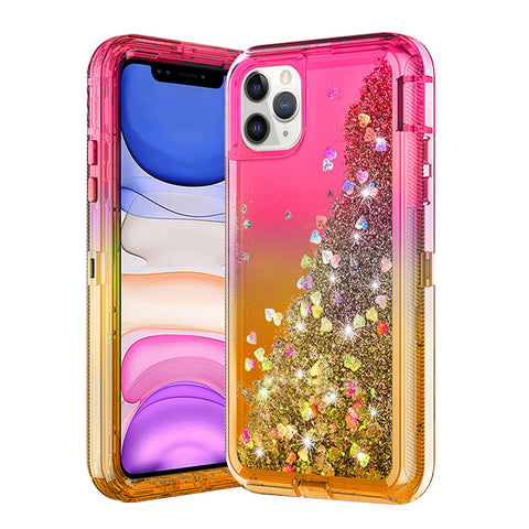 For iPhone 15 Pro Max Case Heavy Duty Defender Glitter Cover TRL85