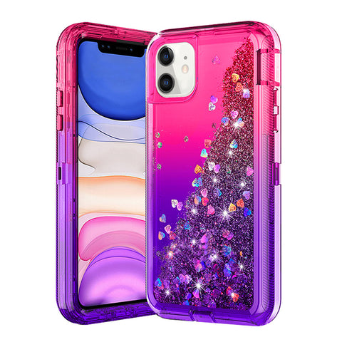 For iPhone 16 Plus Case Heavy Duty Defender Glitter Cover TRL85
