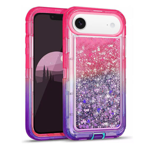 For Apple iPhone 17 Air Case Heavy Duty Shockproof Liquid Glitter Cover 6.6-inch TRL85