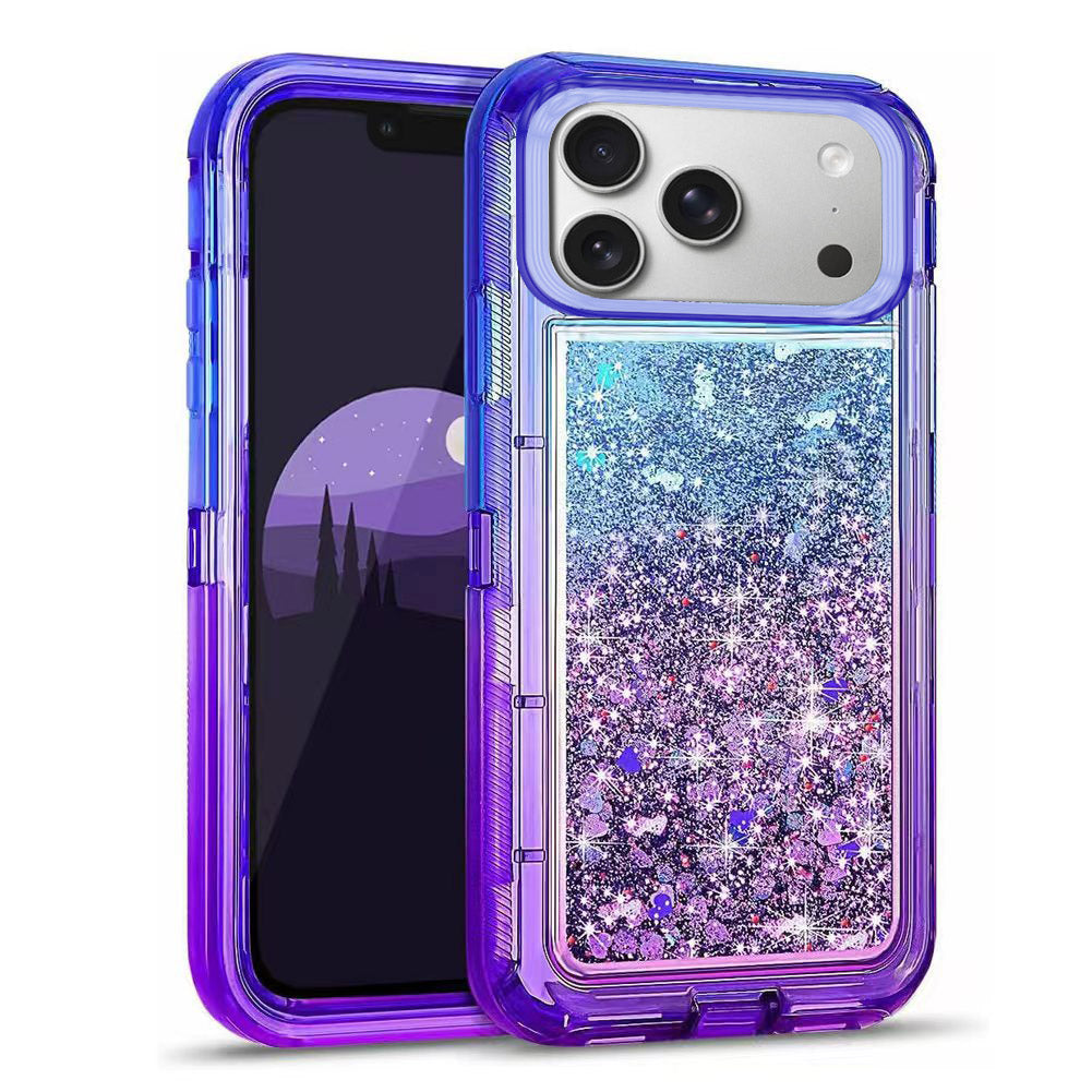 For Apple iPhone 17 Pro Max Case Heavy Duty Shockproof Liquid Glitter Cover 6.9-inch TRL85