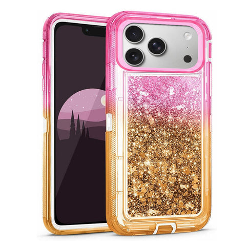 For Apple iPhone 17 Pro Max Case Heavy Duty Shockproof Liquid Glitter Cover 6.9-inch TRL85