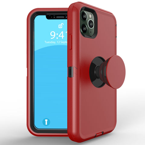 For iPhone 11 Pro Max Case Heavy Duty Defender with Air Kickstand Cover TRL86