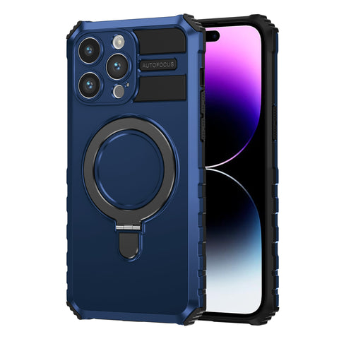 For iPhone 16 Pro Case with Magsafe Charging Stand Holder Hybrid Cover TWL145