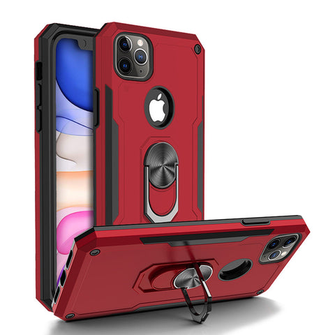 For iPhone 11 Pro Case with Magnetic Ring Holder Cover TWL89